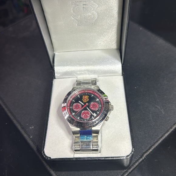 RETRO Florida State Seminoles - Collectors Watch NEW, never worn in leather box - Picture 4 of 16